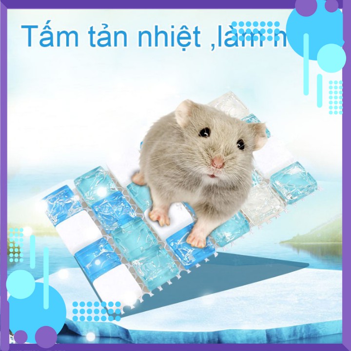 Đá làm mát tản nhiệt mùa hè cho các bé hamster gunie pig [DALMMAT]