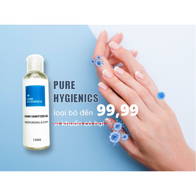 Gel rửa tay cấp ẩm Pure Hygienics