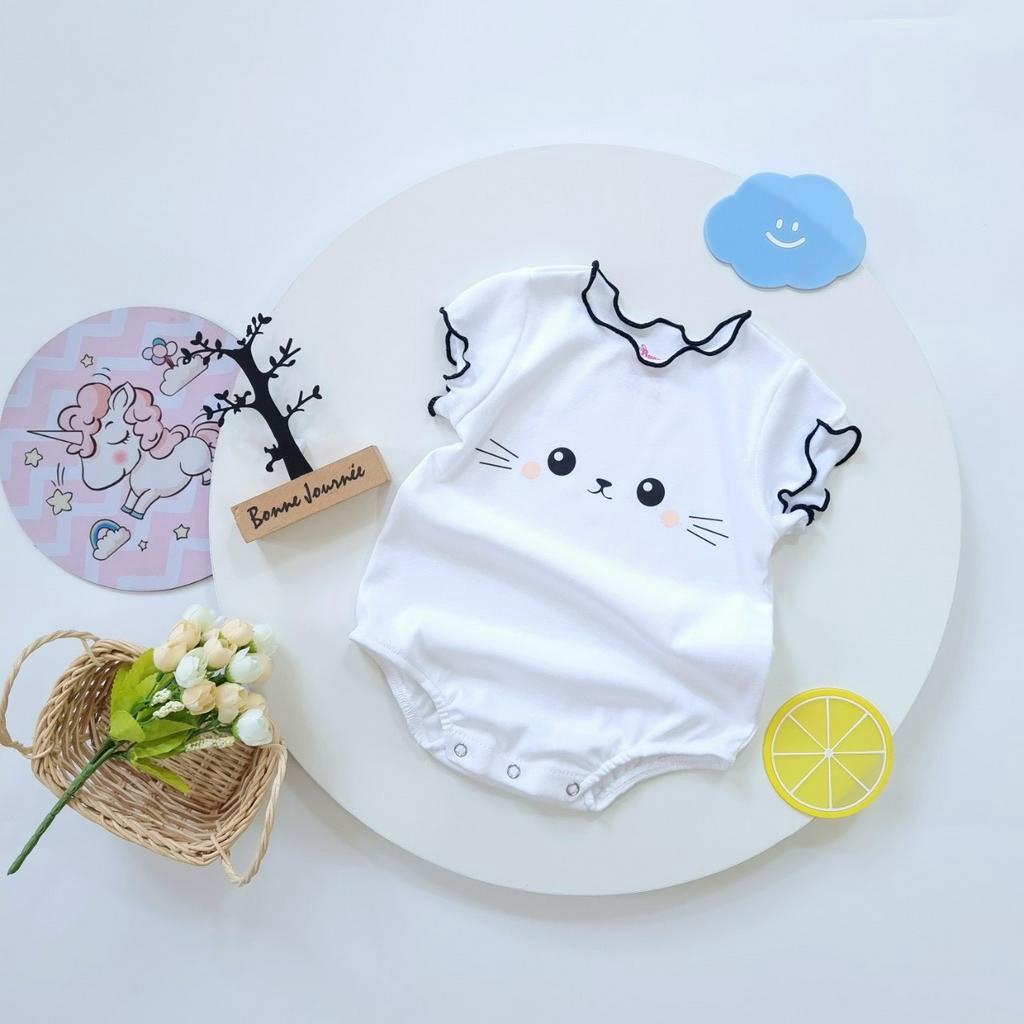 Body chip cho bé sơ sinh 3-10kg. Chất liệu Organic cotton phù hợp với da bé