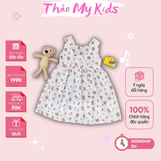 Set váy hoa nhí trắng