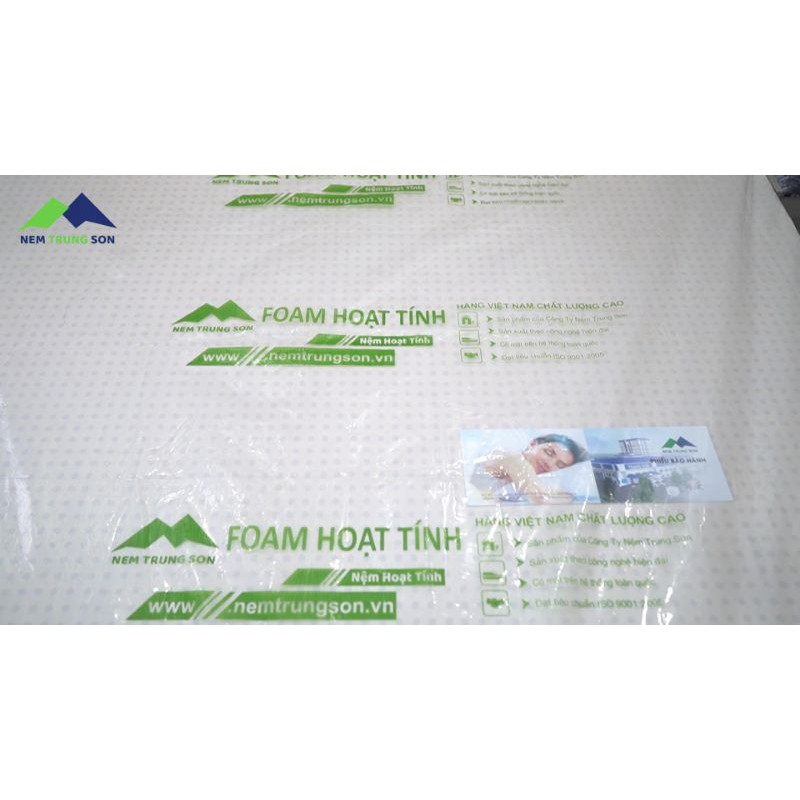 nệm cao su foam hoạt tính 1m2x2mx10cm