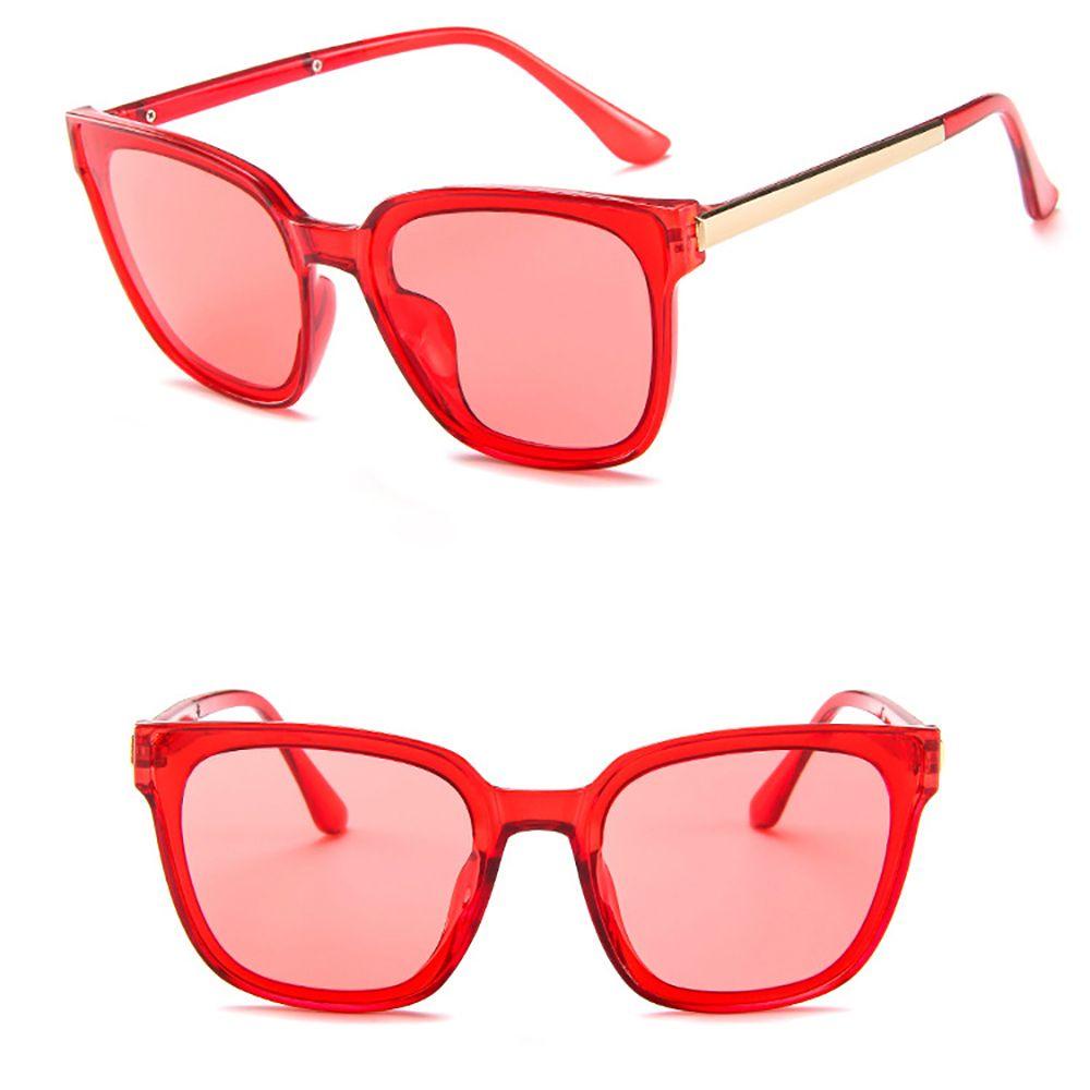 Kính Mát Gọng Vuông Chống Bức Xạ Phong Cách Hàn Quốc Thời Trang Cho Nam Và Nữ