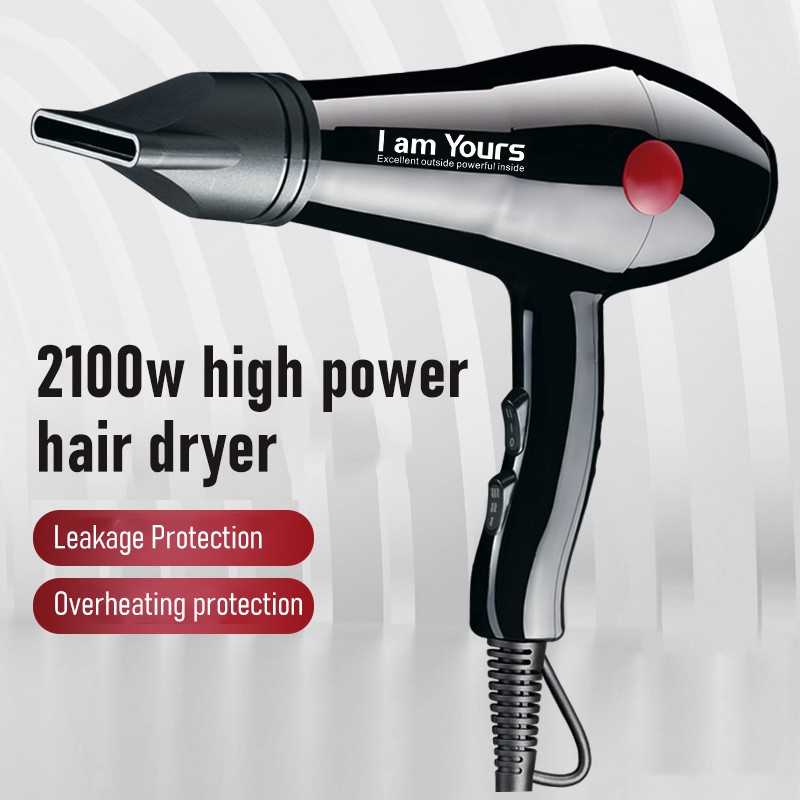 Máy sấy tóc Yong Ri chính hãng YR-8820 công suất 2100W tặng kèm bộ phụ kiện 3 chi tiết sấy tóc