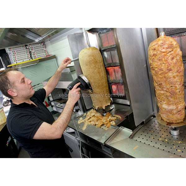 Máy thái thịt Doner kebab cầm tay KS 100E