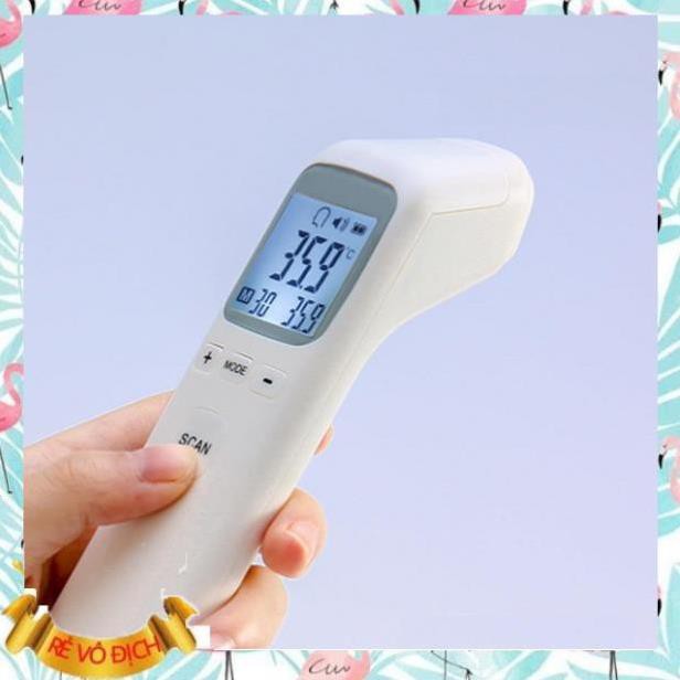 (Giá sỉ)  Máy Nhiệt Kế Đo Trán Hồng Ngoại Điện Tử Infrared Thermometer T1803, Súng Bắn Nhiệt Độ Đo Tai Cho Bé  - M103