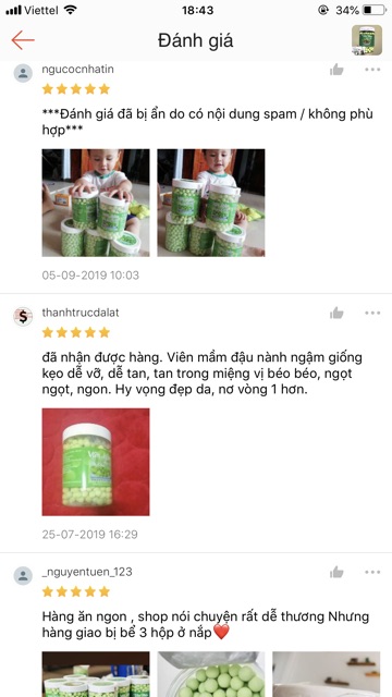 Viên mầm đậu nành hồng sâm matcha túi zip 100g