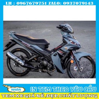 Tem rời ex 2010 dán xe xám xi măng