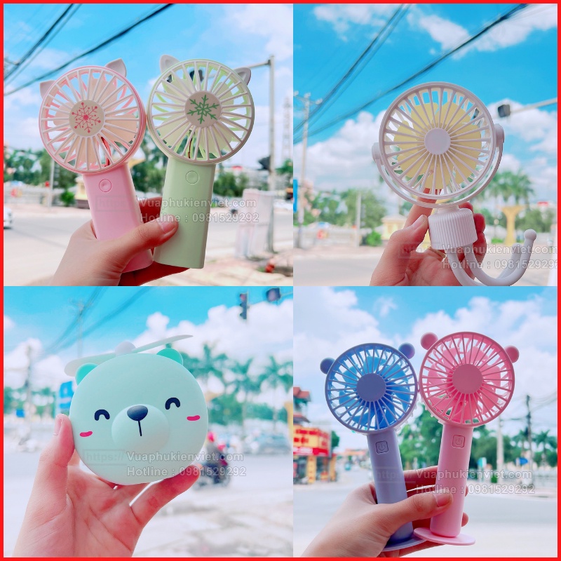 Quạt cầm tay mini chất lượng tốt - hàng chính hãng - Vua Phụ Kiện Việt