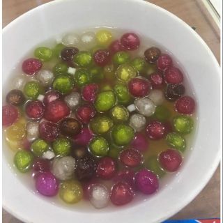 TRÂN CHÂU NHÂN DỪA Ngũ Sắc nhà làm 100% nguyên liệu tự nhiên.