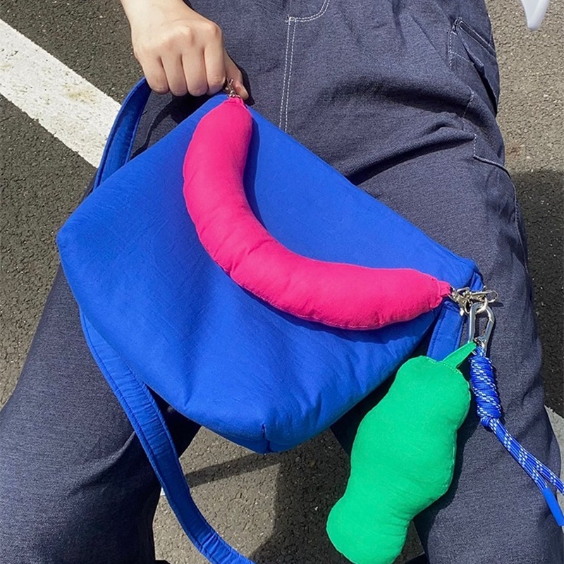 Túi Đeo Vai Phủ Lông Mềm Thêu Họa Tiết Dễ Thương Thời Trang Thu Đông Cho Nữ 2022