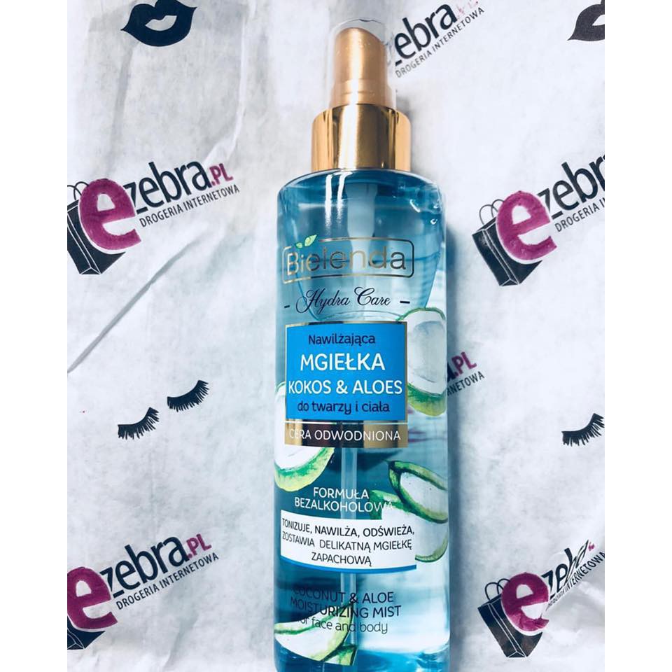 Xịt Khoáng Dưỡng Ẩm Chiếu Xuất Dừa Và Lô Hội, Cân Bằng Độ PH, Săn Chắn Da Khô - Bielenda 200ml | BigBuy360 - bigbuy360.vn