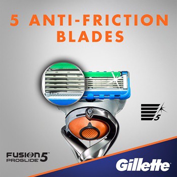 Dao cạo râu 5 lưỡi chạy pin Gillette Fusion 5+1 Proglide Power Nhật Bản