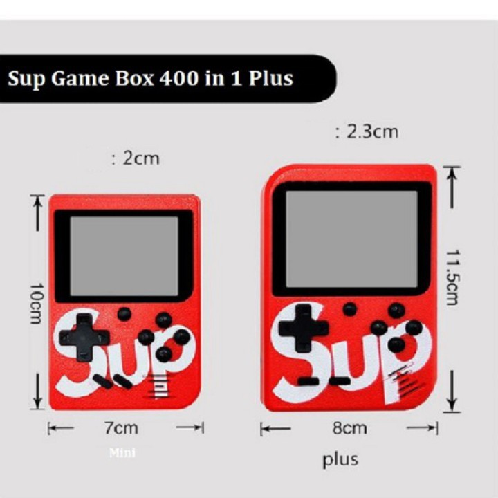 MÁY CHƠI GAME 4 NÚT CẦM TAY SUP GAME BOX 400 IN 1 PLUS