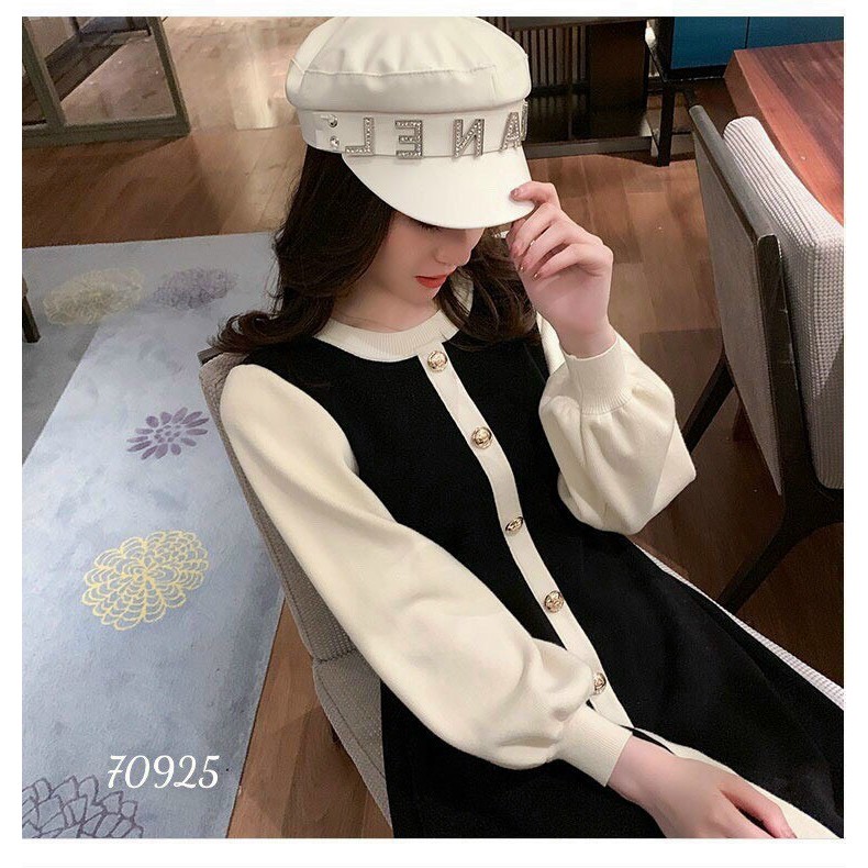 ĐẦM XÒE LỤA BI CÓ NÚT CÀI CỰC XINH