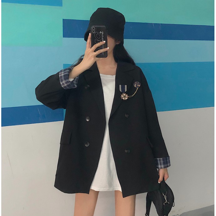 Áo blazer thuỷ thủ Hàn Quốc trendy hiện đại