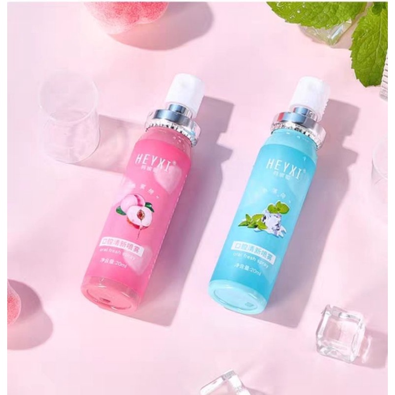 Xịt thơm miệng hương đào, bạc hà 15ml
