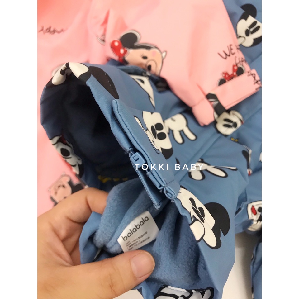 Áo khoác lót nỉ hình Mickey dư xịn ABA001