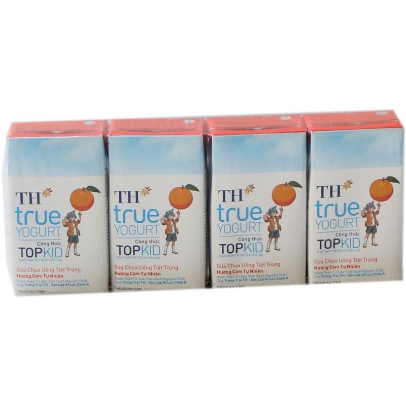 Thùng 48hộp sữa chua uống TH true yogurt topkid 110ml