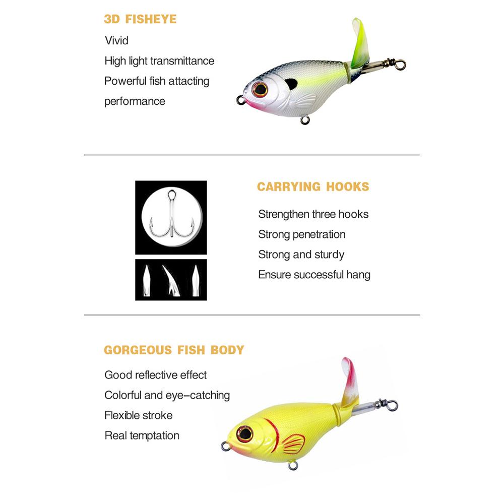 LET Mồi Câu Cá Giả 2 Phần Có Mắt 3D