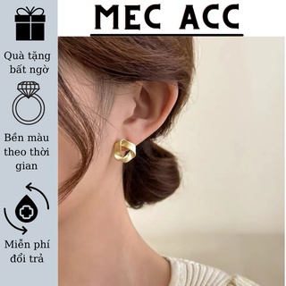 Hoa Tai Nữ Basic phong cách cổ điển hình lục giác sang trọng cao cấp H3