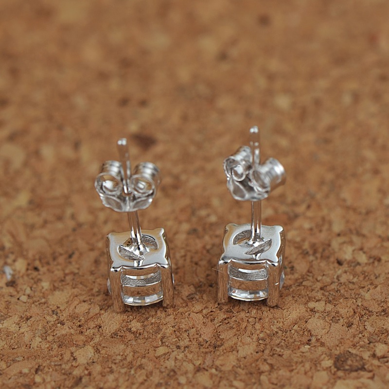 Bông Tai Cổ Điển Theo Phong Cách Hàn Quốc Kim Cương Bộ Chống Dị Ứng Trang Sức