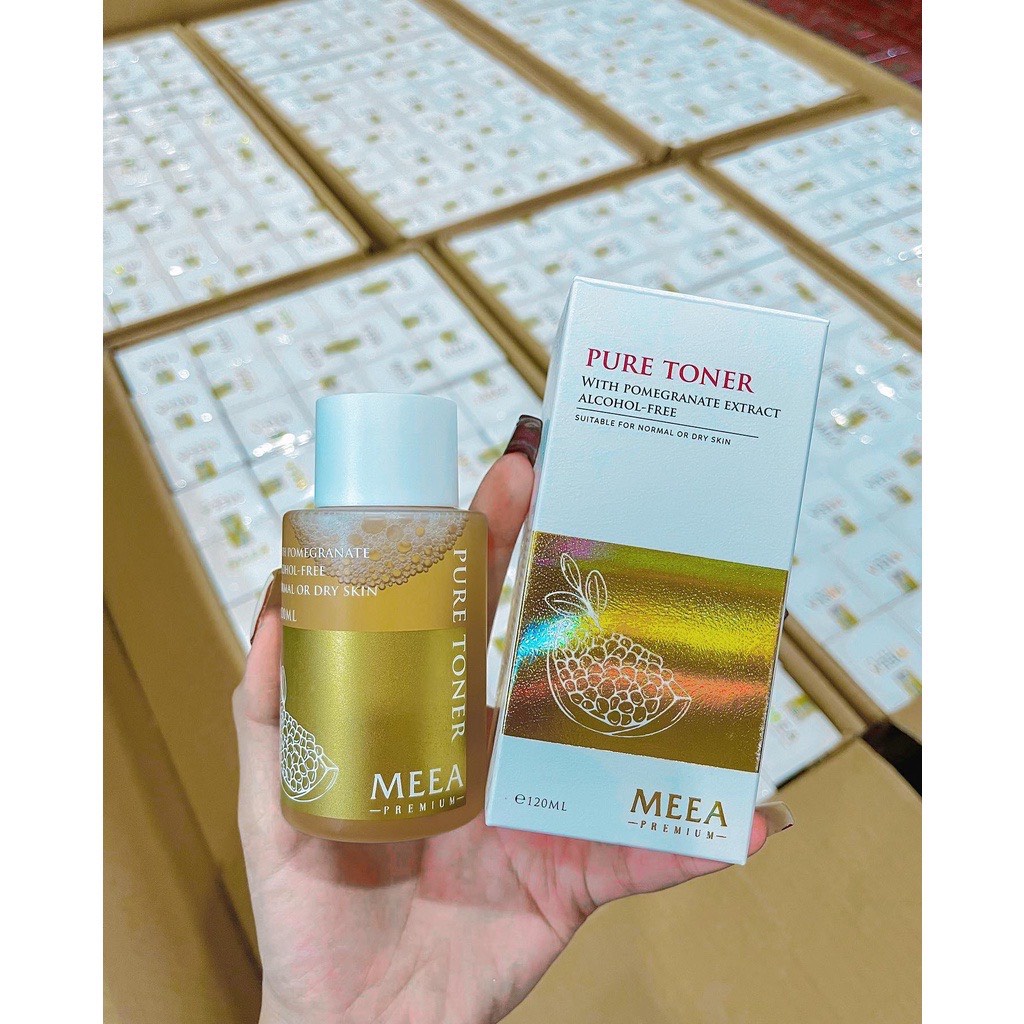 NƯỚC HOA HỒNG TONER LỰU ĐỎ MEEA | Cân bằng độ PH, chống lão hóa, giữ ẩm da
