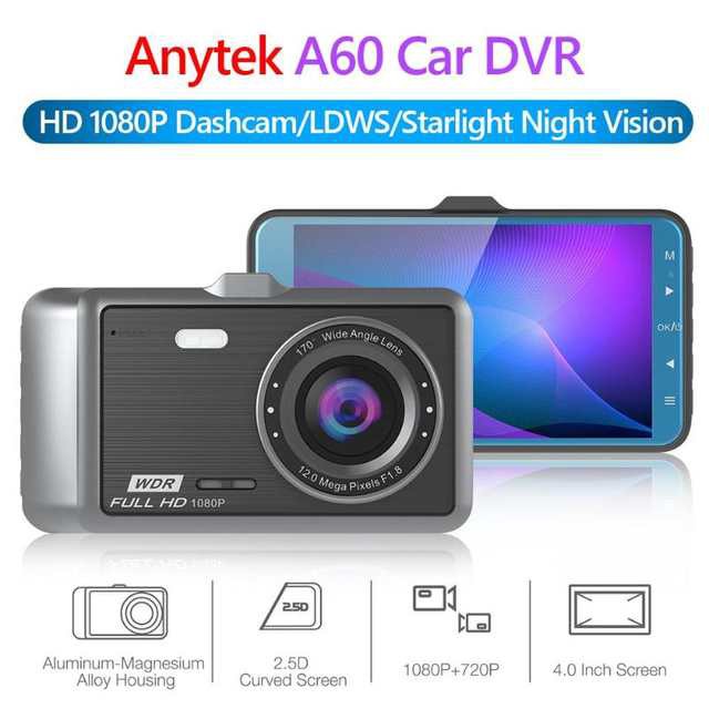Camera Hành Trình Trước Sau Anytek A60 Full HD - Anytek A60
