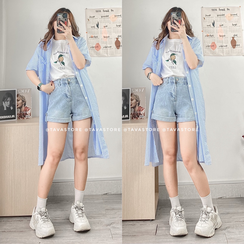 Đầm sơmi kẻ sọc 5150