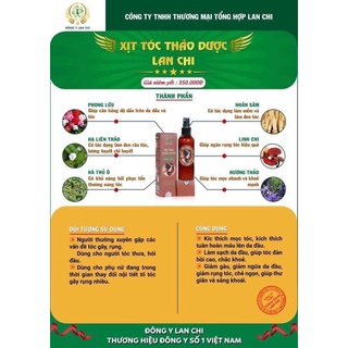 Xịt Tóc Thảo Dược[lan chi]