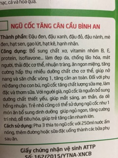 Combo ngũ cốc + cao chè vằng