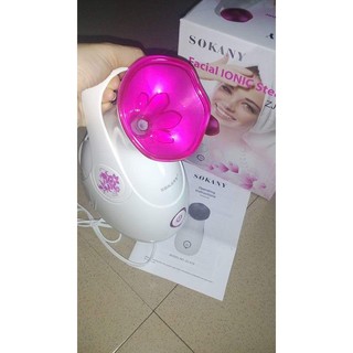 Máy xông hơi mặt Sokany (hồng)