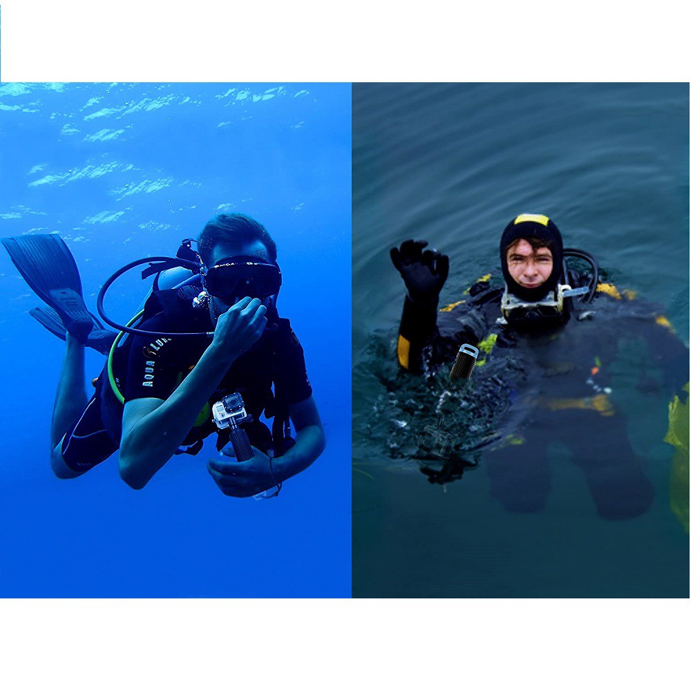 Tay cầm máy ảnh LAMMCOU chống nước hiệu quả thích hợp cho Gopro Hero 9 8 7 6 5 4 3 2 1