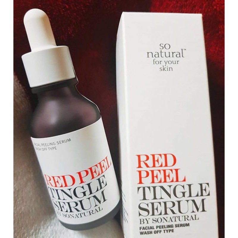 Red Peel Tingle Serum Mild 35ml Tinh Chất Tái Tạo Làn Da So Natural Hàn Quốc Nhập Khẩu Chính Hãng Hàn Quốc