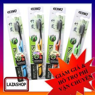 Bàn chải đánh răng than hoạt tính Hàn Quốc Bossi lông siêu mềm, siêu mịn