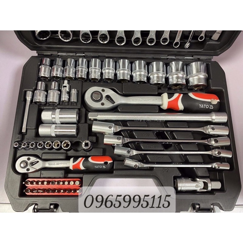 Bộ Dụng Cụ Sửa Chữa 1/4" & 1/2" 77 chi tiết YATO YT-38781