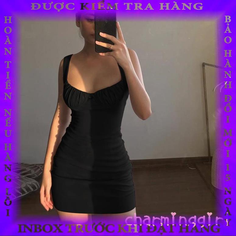 Đầm bút chì hai dây phong cách gợi cảm dành cho phái đẹp gianglinh