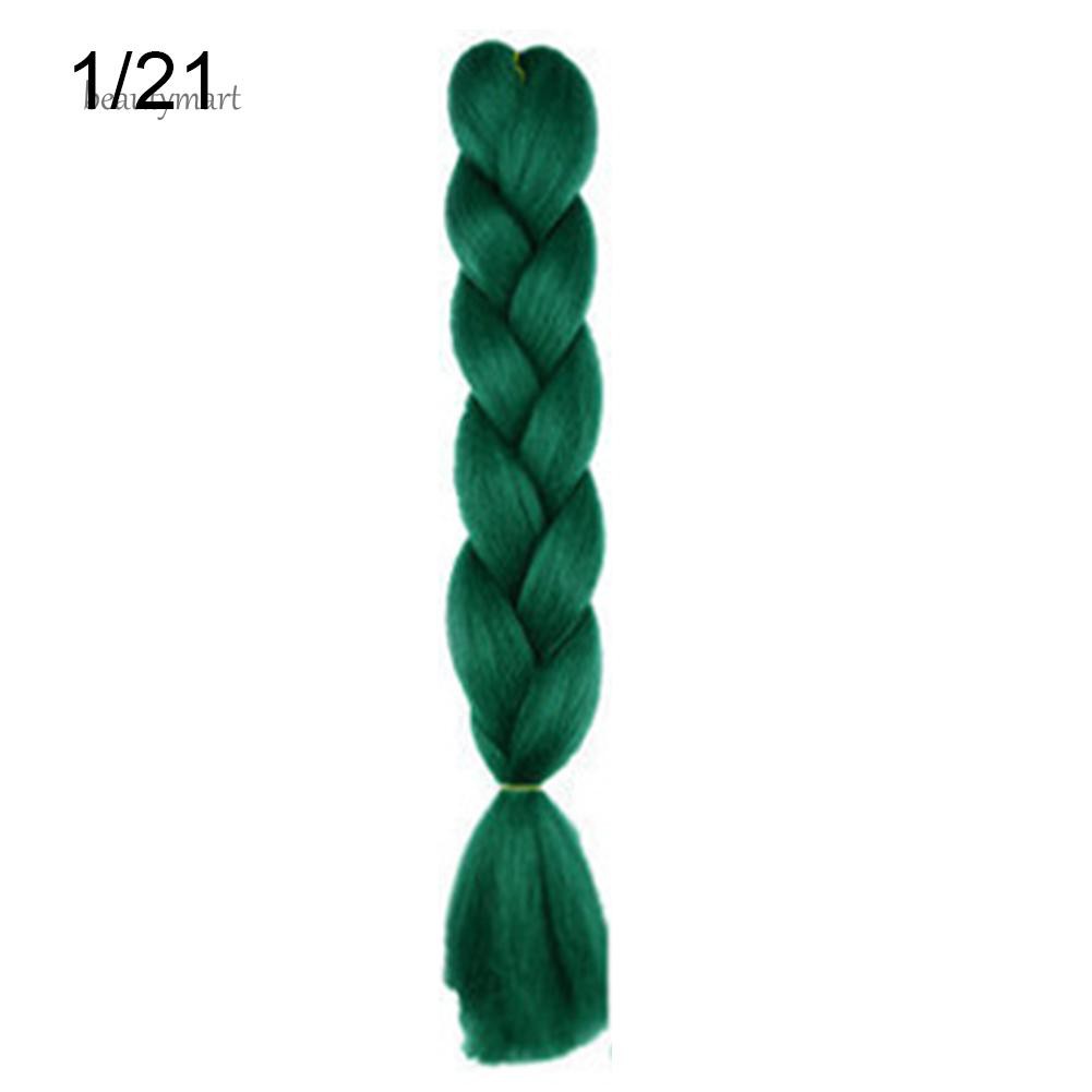 [Hàng mới về] Tóc giả nối dài dạng sợi tổng hợp nhuộm màu Ombre