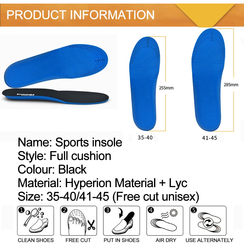 Miếng Lót Giày Mềm Mại Chống Trượt Thấm Hút Mồ Hôi Thoáng Khí