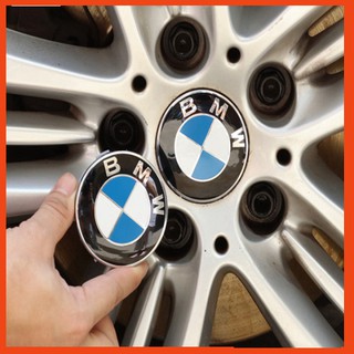 {Hàng chính hãng} 1 Chiếc Logo chụp mâm, ốp lazang bánh xe ô tô BMW đường kính 60mm: Mã hàng BMW60