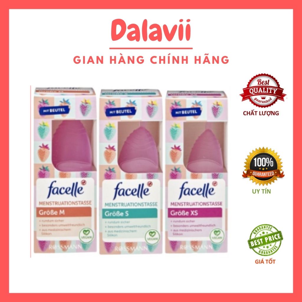 Cốc nguyệt san Facelle size S,M,XS nội địa Đức - Shop Dalavii