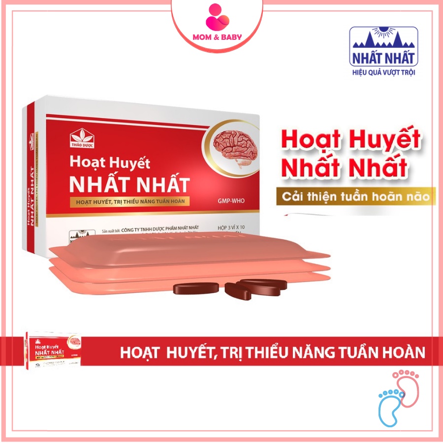 DATE 2024 Hoạt Huyết Nhất Nhất Giúp Bổ Máu, Tăng Tuần Hoàn Máu Não