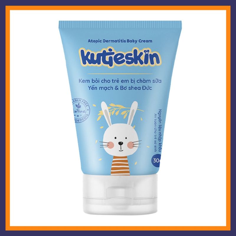 Kem Bôi Da Cho Bé KUTIESKIN  - Giúp Giảm Mẫn Ngứa, Hăm Tả, Chàm Sữa, Dưỡng Da