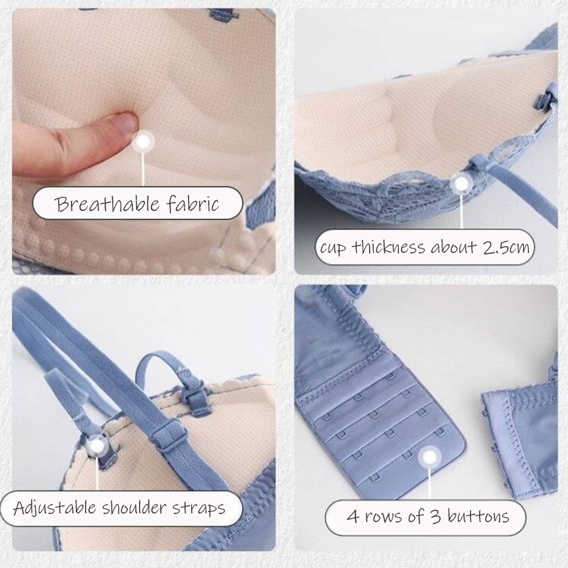 Áo lót Aoweinisi không gọng có mút nâng ngực gợi cảm