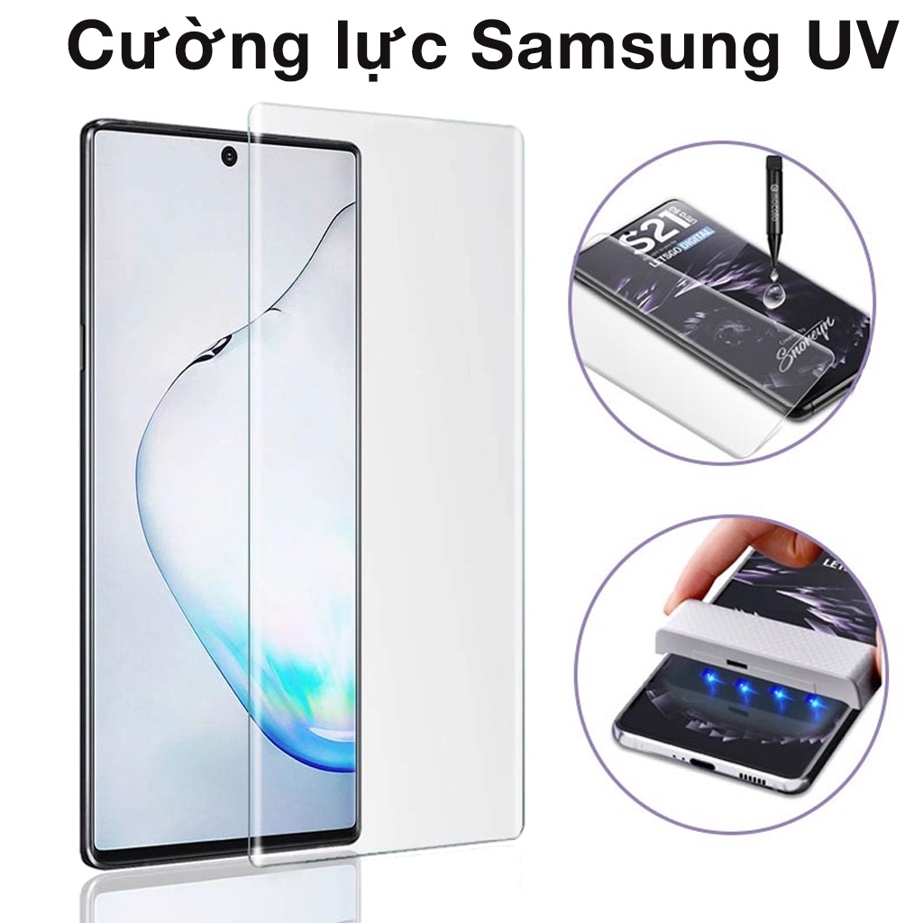 Cường lực samsung S23 Ultra S8 S9 S8+ S9+ S10 S10+ S20 S20+ S21 S21+ S21 S22 S22+ Note 9 8 Note 20 Ultra 10+ 10 Keo UV