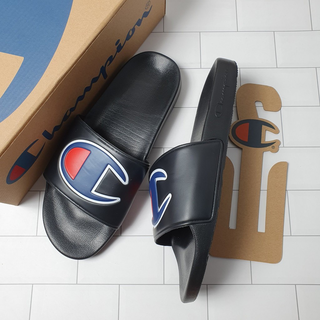 [Sale Sốc] Dép Champion Full Đen - Hàng Có Sẵn | BigBuy360 - bigbuy360.vn