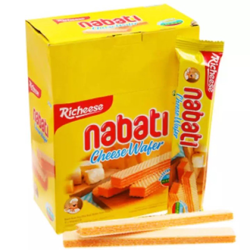 Hộp lớn 20 thanh đôi !Bánh xốp phomai Richeese nabati 320gr/date 05/2022