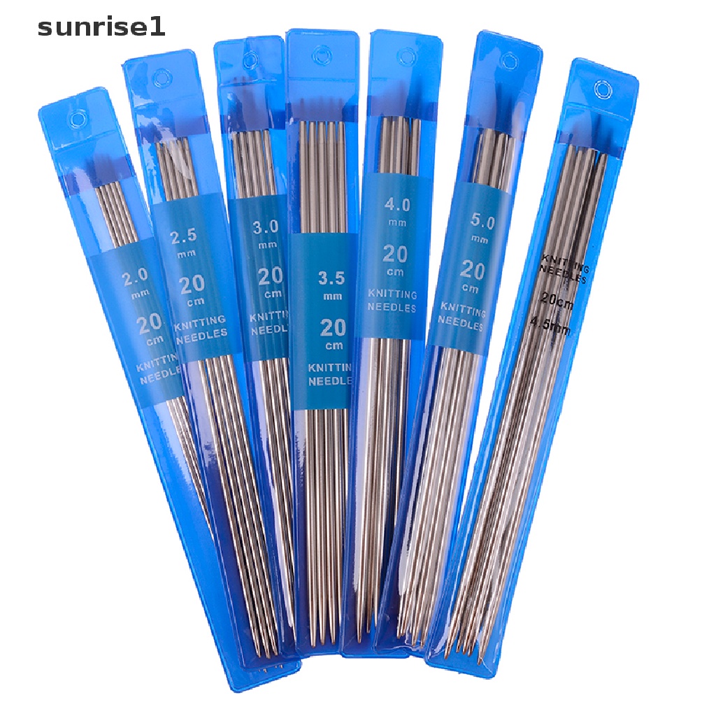 Sunrise1 Set 35 Kim Đan Len Thẳng Dài 20cm Bằng Thép Không Gỉ DIY