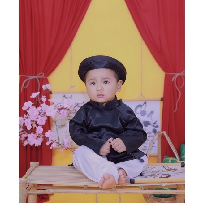 Áo dài ông đồ kèm khăn đóng
