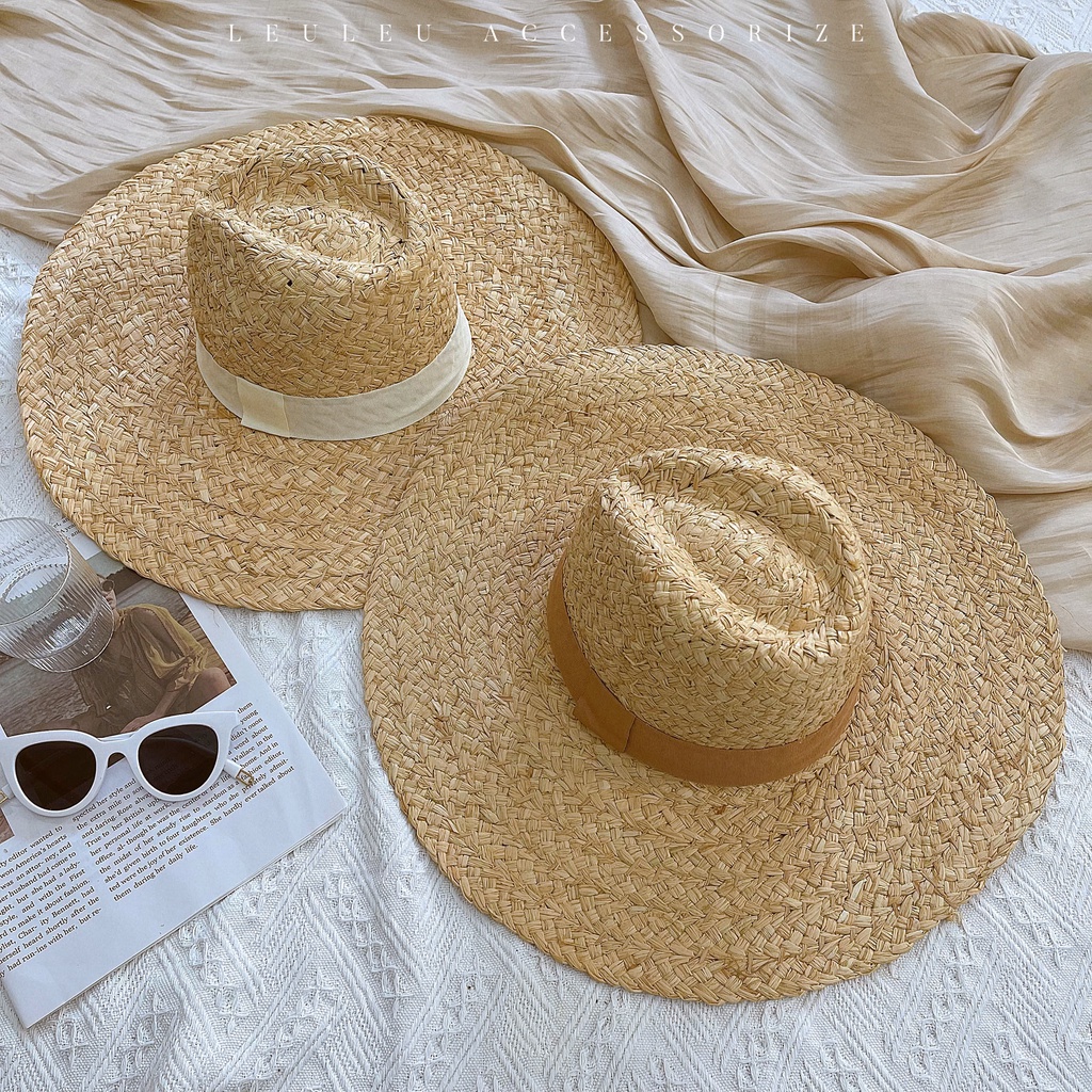 Mũ cói panama raffia leuleu.accessorize