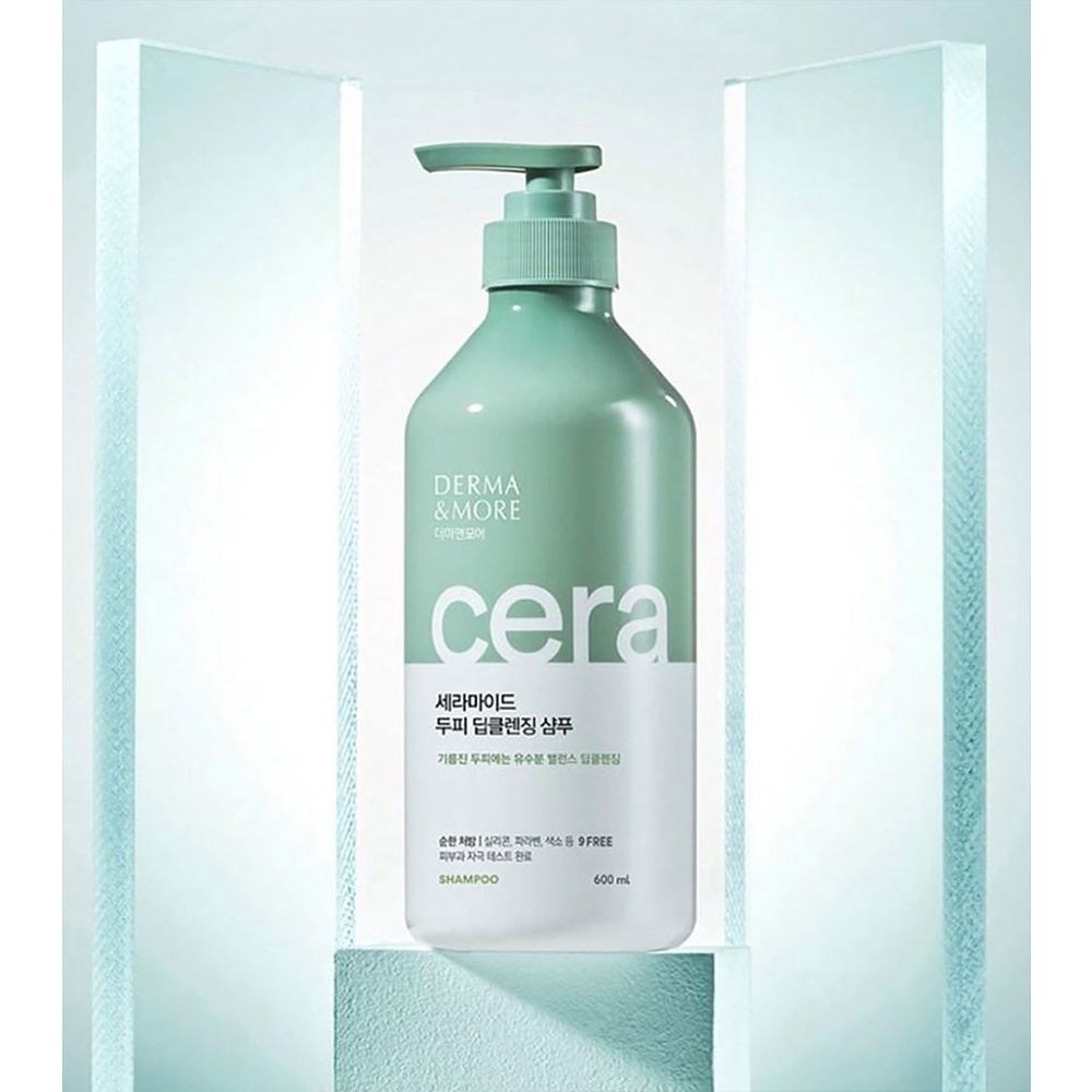 Dầu Gội Derma &amp; More Ceramide Làm Sạch Sâu 600ml